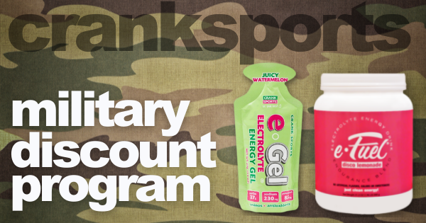 Miltary Discount Program for e-Gel and e-Fuel